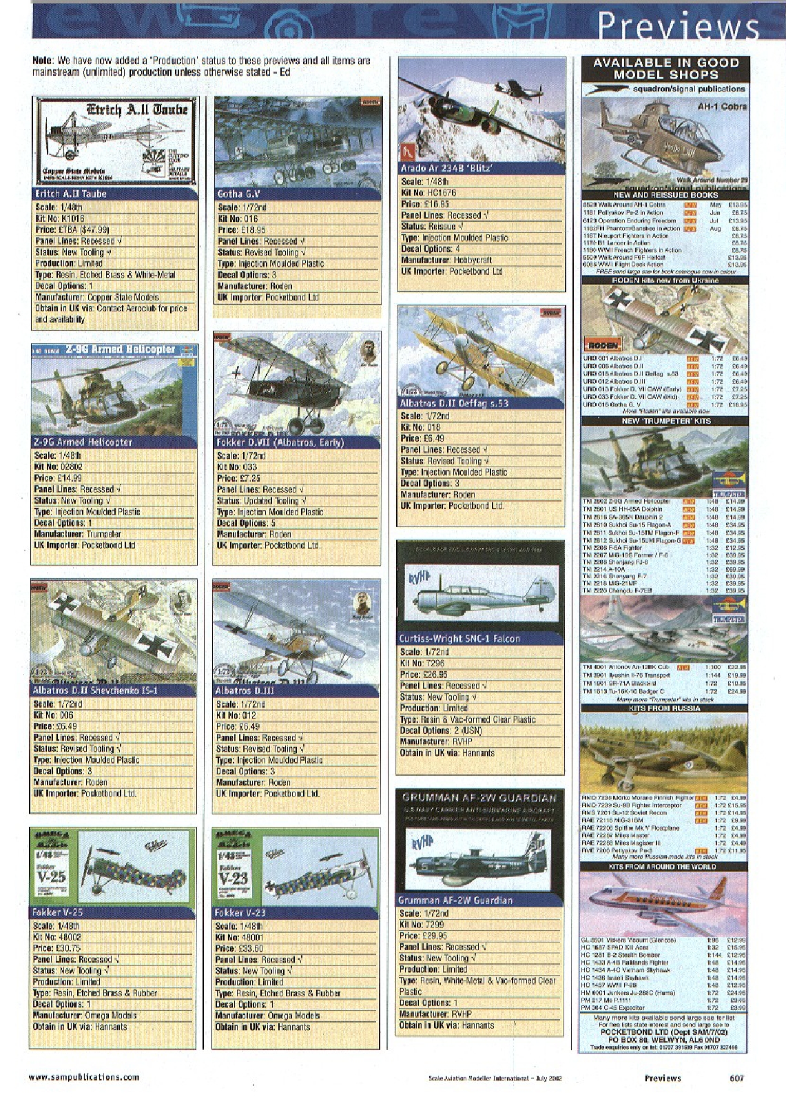 Scale Aviation Modeller International 2002-07